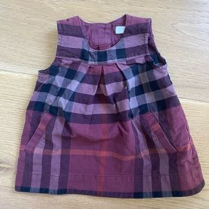 Burberry shift dress 0-3m